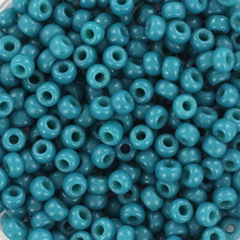 Γυάλινες χάντρες Miyuki seed beads  duracoat opaque azure(10gr)