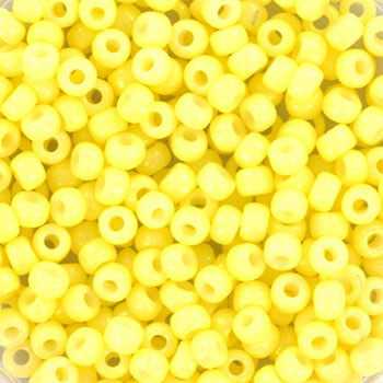 Γυάλινες χάντρες Miyuki seed beads  duracoat opaque light lemon ice(10gr)