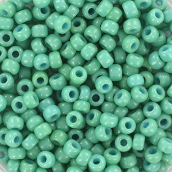 Γυάλινες χάντρες Miyuki seed beads  duracoat opaque sea opal(10gr)