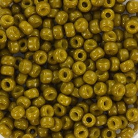 Γυάλινες χάντρες Miyuki seed beads  duracoat opaque spanis
