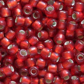 Γυάλινες χάντρες Toho 2,2mm κόκκινο ρουμπινί(10 gr).