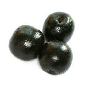 Ξύλινες μαύρες  9Χ10 mm(20 τεμ)