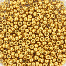Miyuki seed beads 11/0 - duracoat galvanized gold(10gr)
