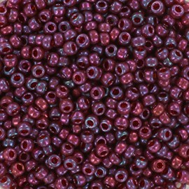 miyuki seed beads 11/0 - gold luster cranberry 313(10gr)