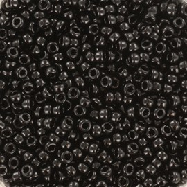 miyuki seed beads 11/0 - opaque black(10gr)