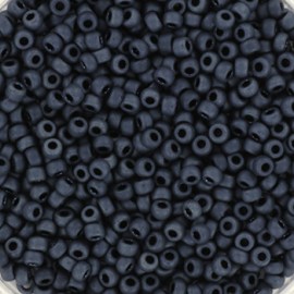 miyuki seed beads 11/0 - opaque matte gunmetal 2001(10gr)