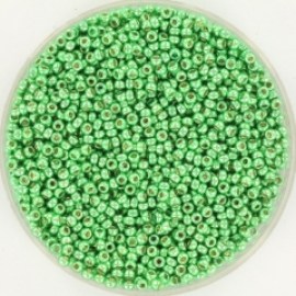 Miyuki seed beads 15/0 - duracoat galvanized dark mint green 4214(5gr)