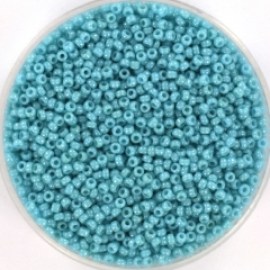 Miyuki seed beads 15/0 - opaque luster turquoise green 2470(5gr)
