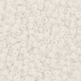 Miyuki seed beads 8/0 - opaque white
