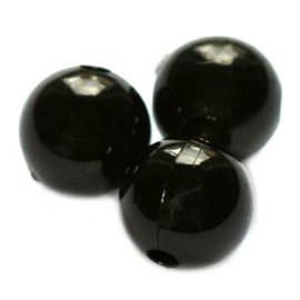 Πλαστικές μαύρες 6mm(10 gr)