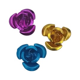 Τριαντάφυλλα από αλουμίνιο 10mm(10 τεμ)